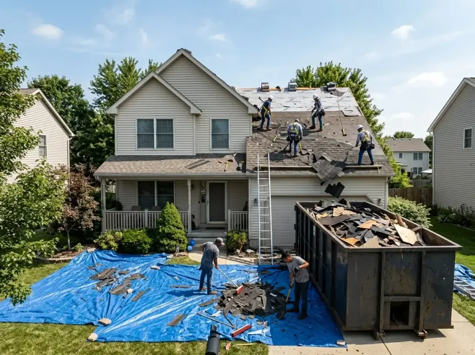 roof-replacement-debris-remova-004 — frequently asked questions, Cheapest Dumpster Rentals in Zachary, LA